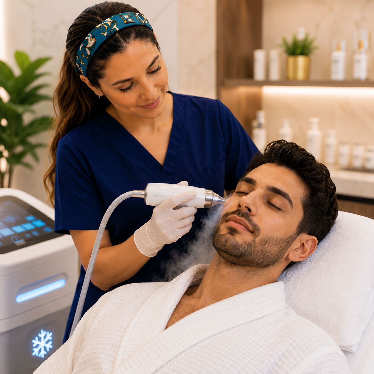 Skin treatment appointment